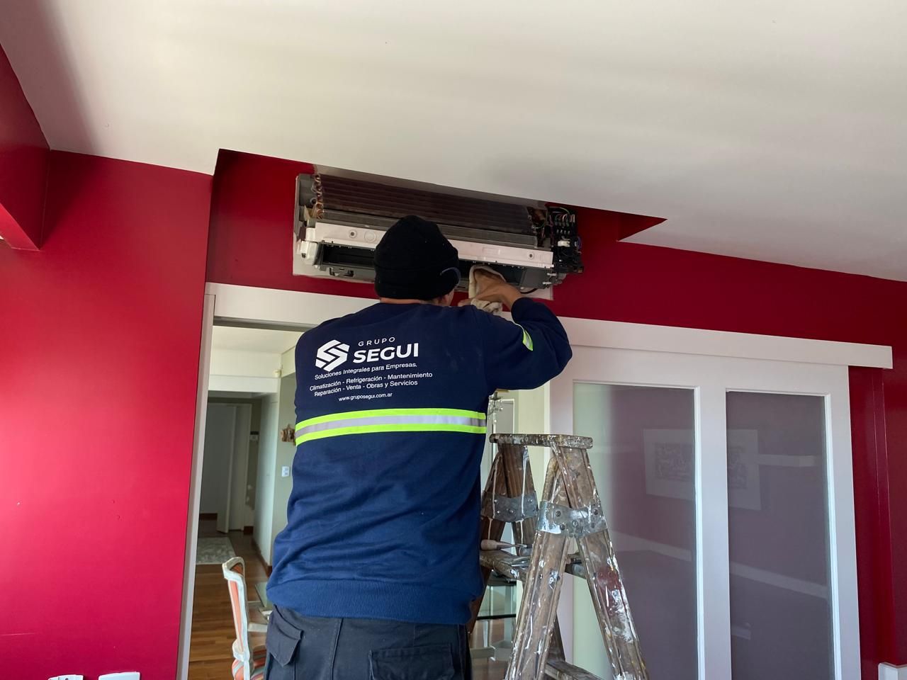 Mantenimiento de aire acondicionado split